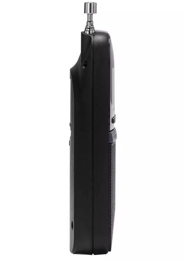 Bush Portable AM FM Radio Mono speaker Battery Travel Personal Pocket Radio LCD