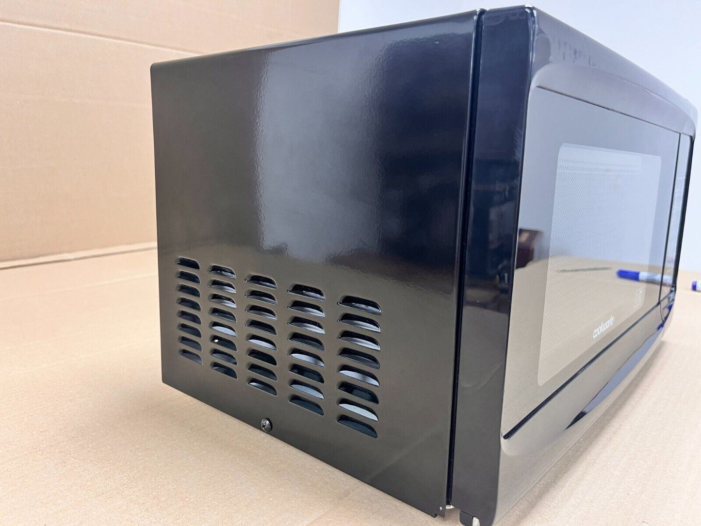 Cookworks 700W Standard Microwave EM717CKL - Black Absolute Breeze