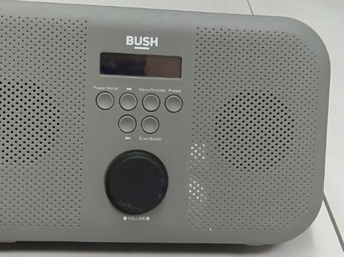 Bush Portable RDS Stereo DAB FM Radio Digital LCD Mains Battery Sleep Timer 4RMS
