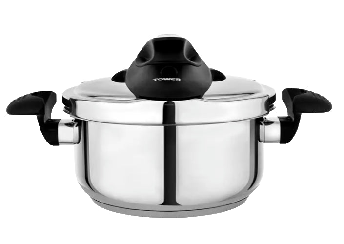 Tower One-Touch Ultima 4L Stainless Steel Pressure Cooker