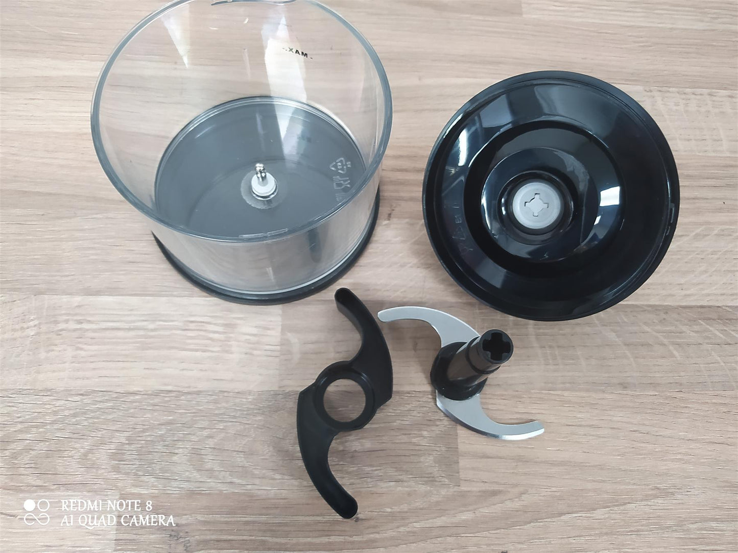 John Lewis Hand Personal Blender whisking chopping maker Black/Stainless Steel