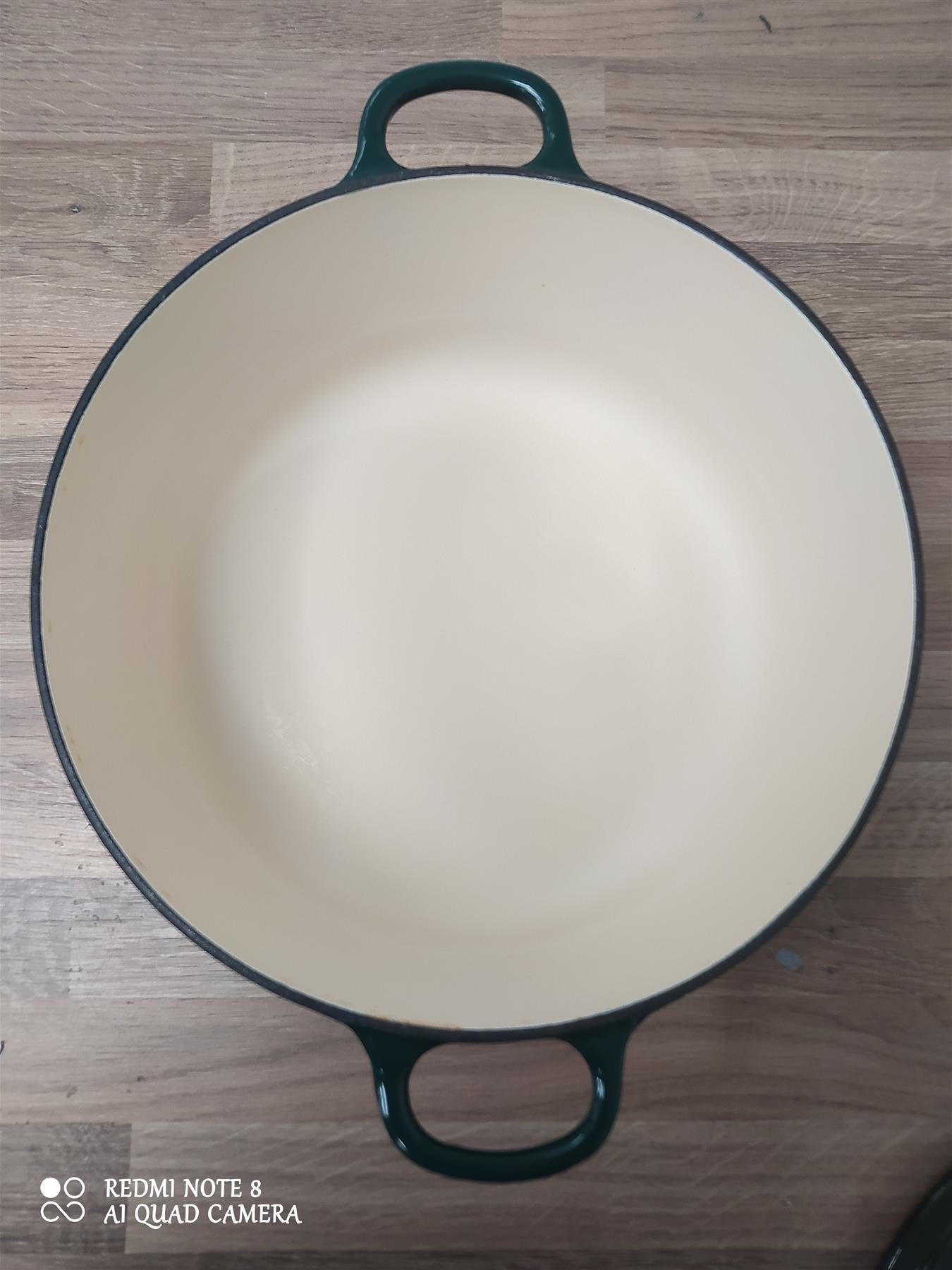 Habitat 2 piece Cast Iron Casserole Dish 3.3 & 5.3 Litre pots all hobs Green