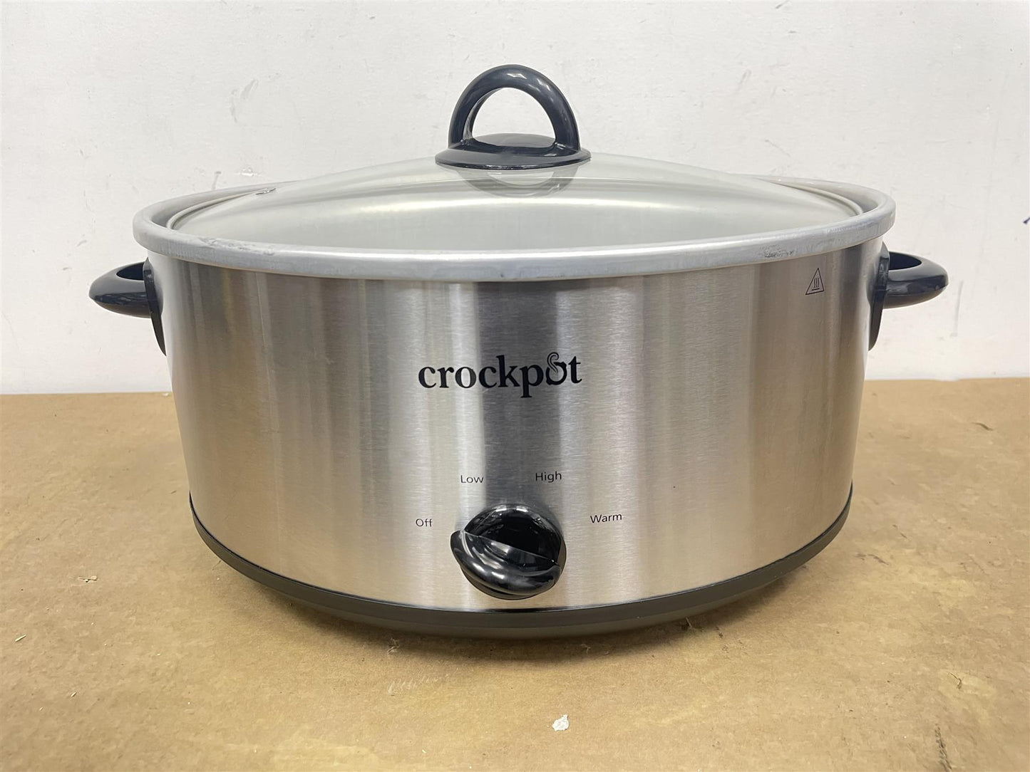Crockpot Slow Cooker 5.6L Kitchen Electric Rice Cooking Steamer Stainless Steel