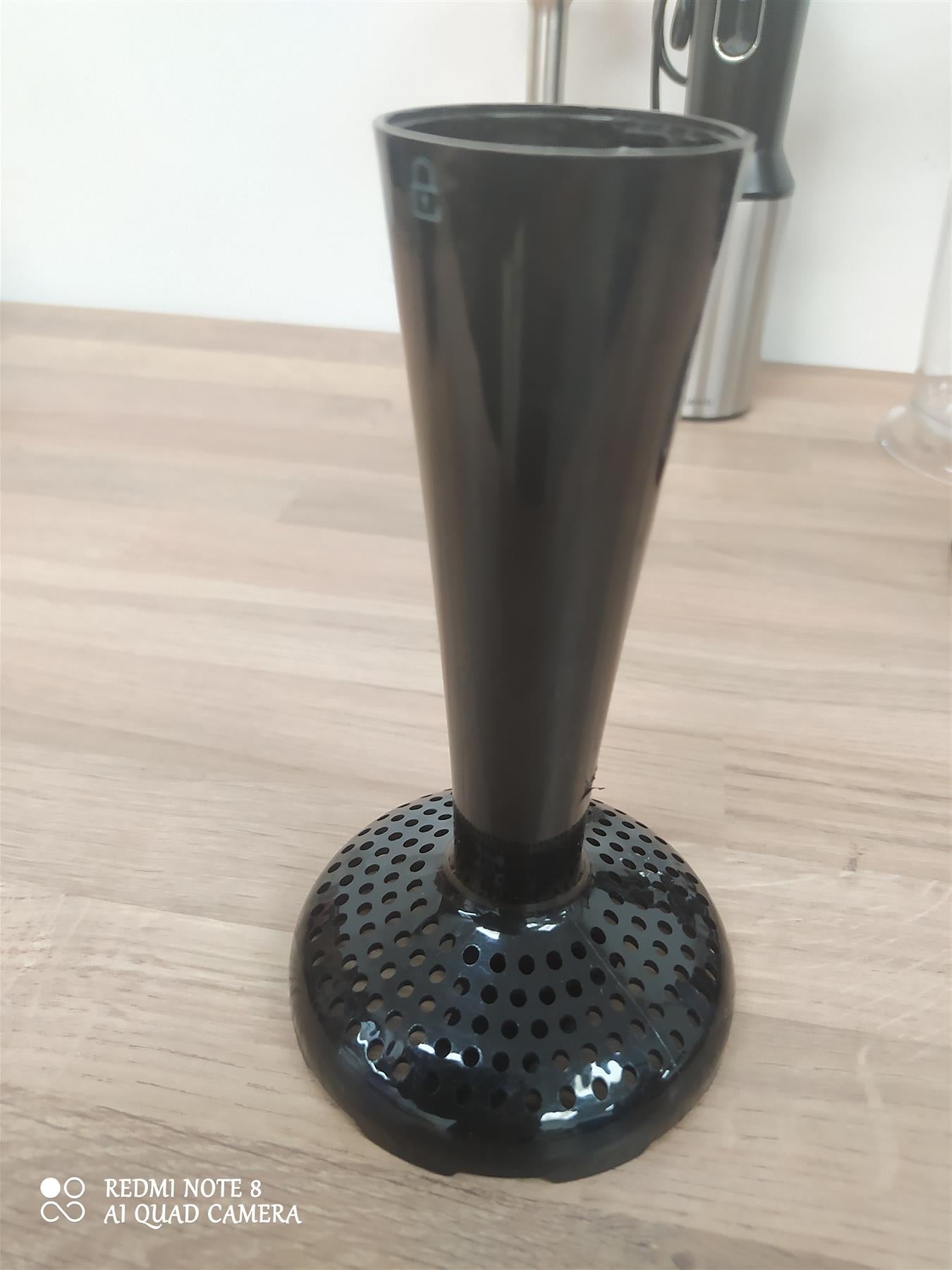 John Lewis Hand Personal Blender whisking chopping maker Black/Stainless Steel