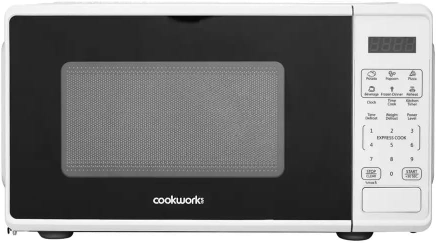 Cookworks Microwave Standard 700W 17L Child lock Defrost Classy White