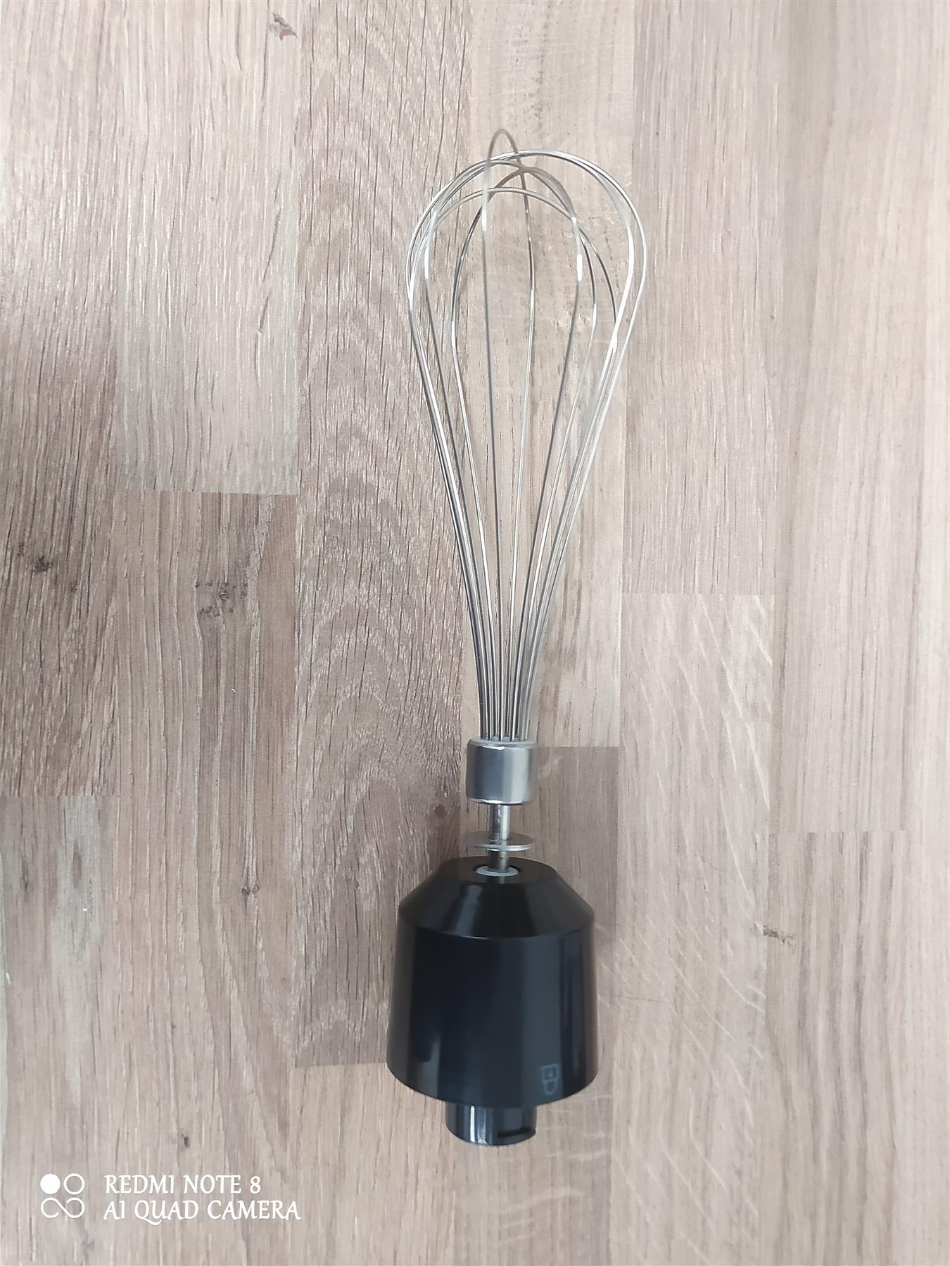 John Lewis Hand Personal Blender whisking chopping maker Black/Stainless Steel