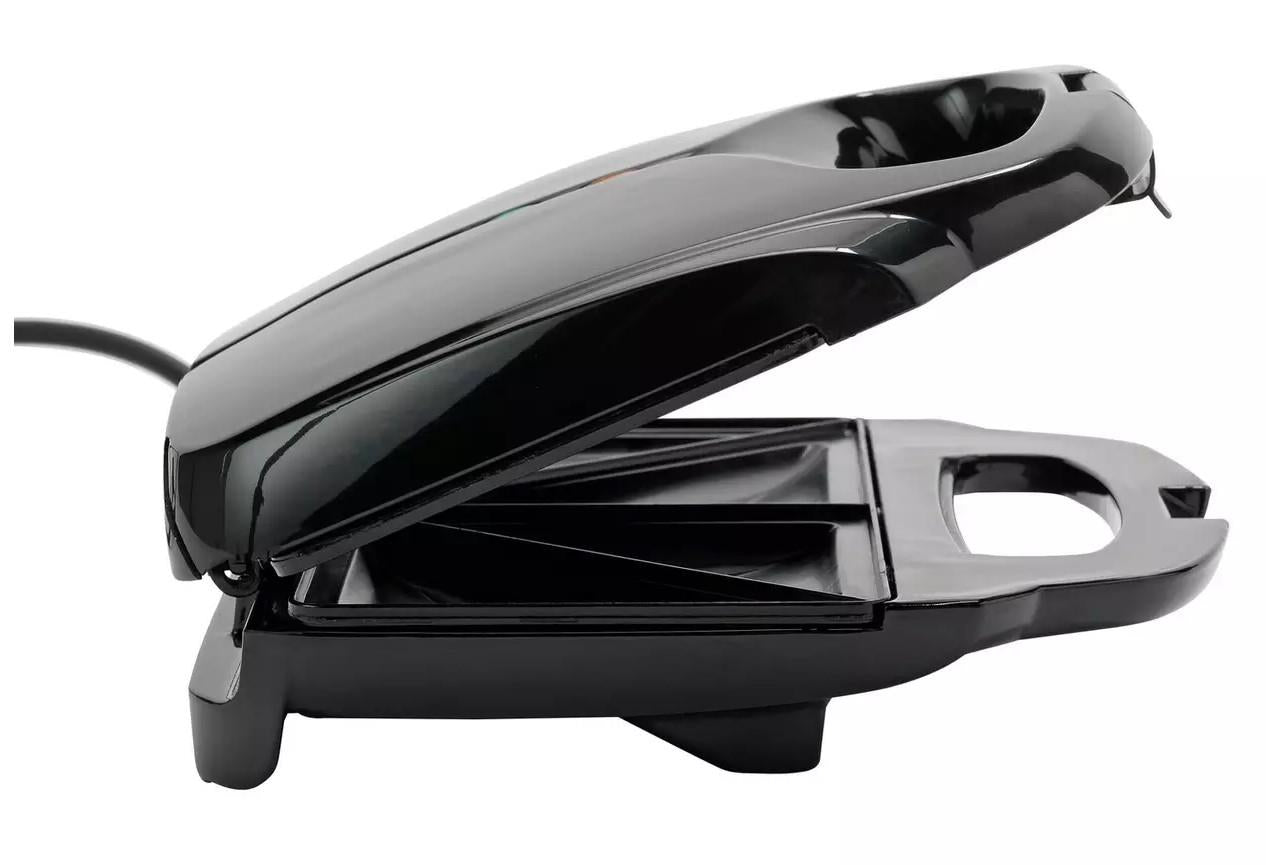 Cookworks Sandwich Toaster 1080W 2 Portion Panini Press Toast Maker Black