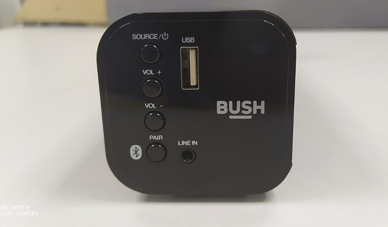 Bush Soundbar Bluetooth Wireless Speaker 24W RMS 2.0 channel Bass