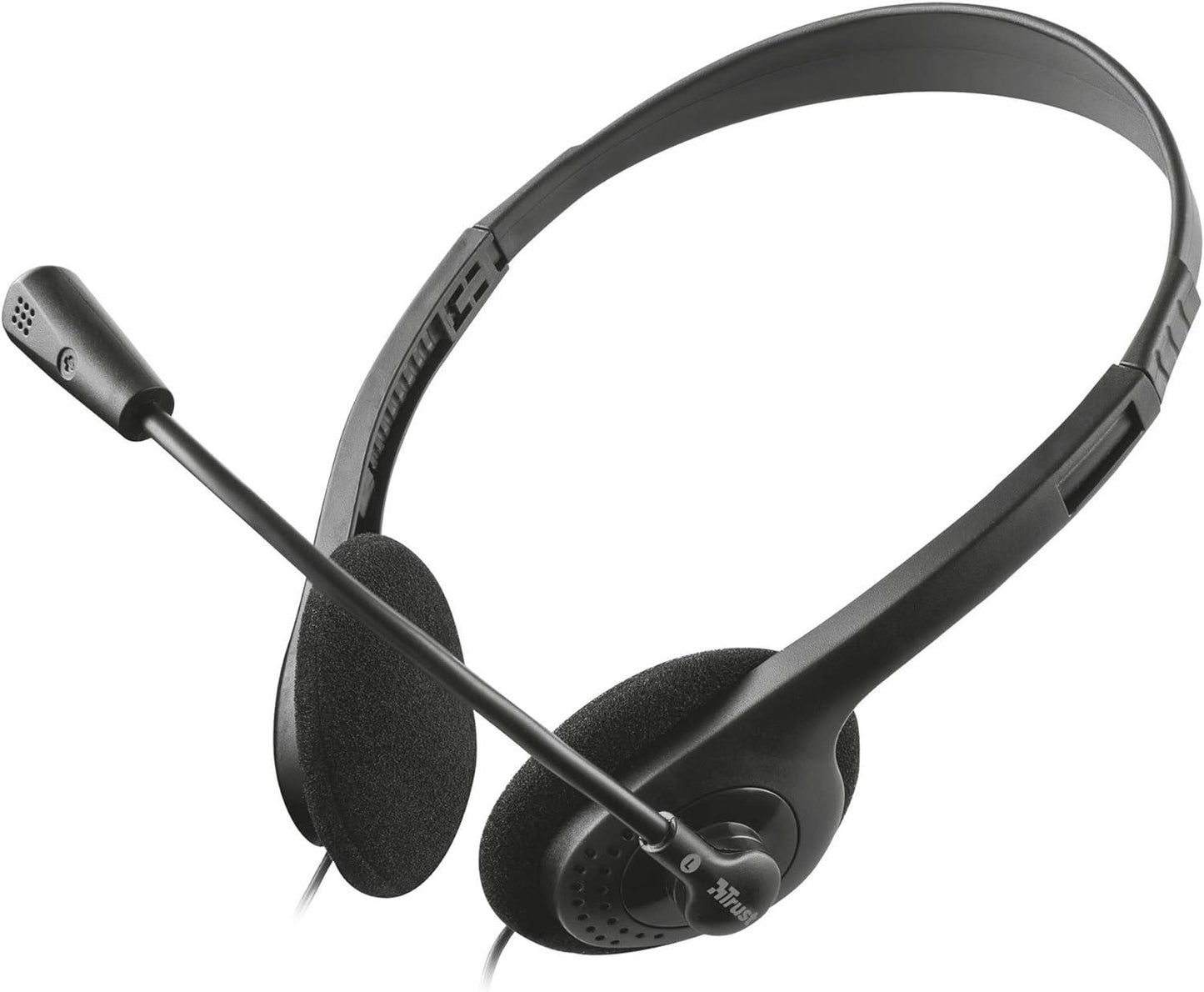 Trust Chat Headset Microphone Headphone PC Laptop Noise Cancellation Wired Calls