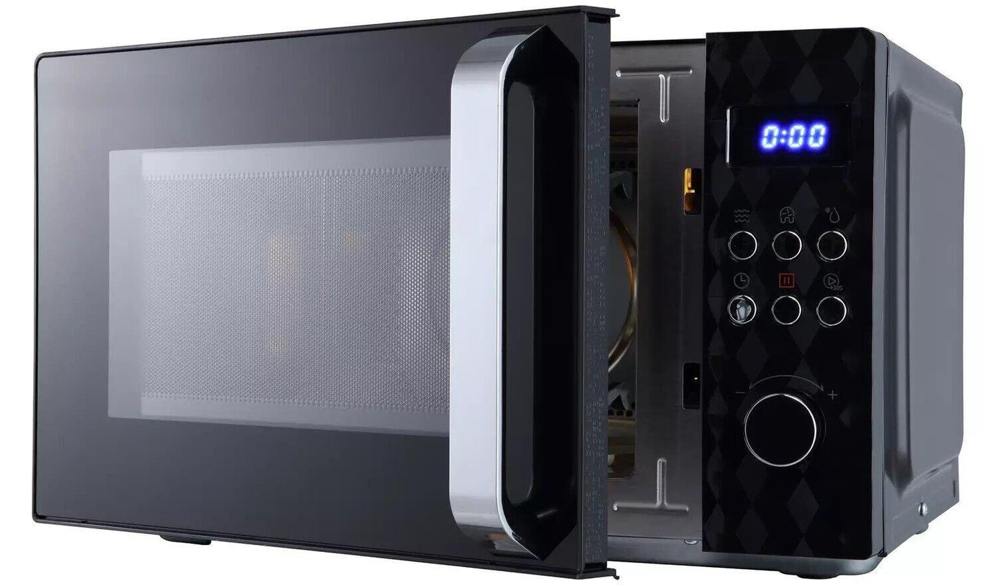 DeLonghi Brillante 23L Standard Microwave Oven Digital 900w Defrost Reheat Black