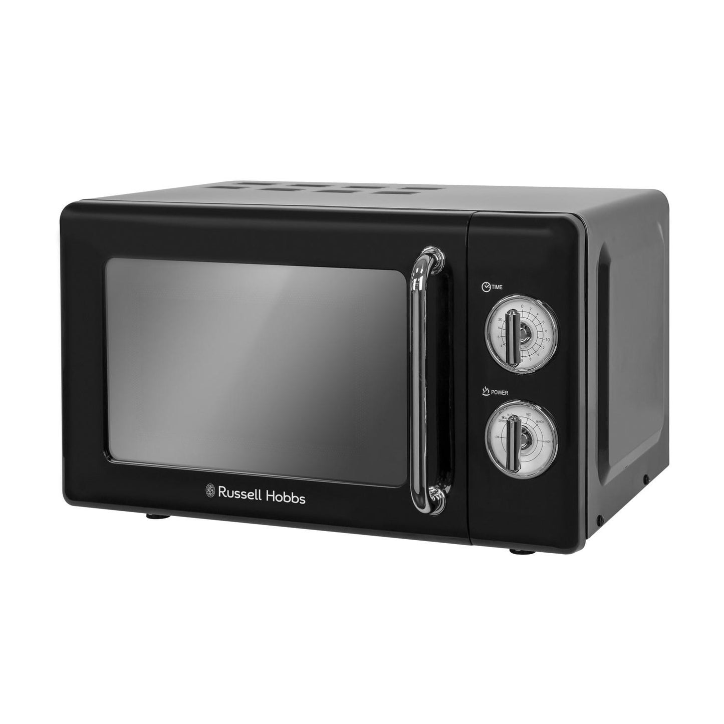 RUSSELL HOBBS Retro Microwave 17L 700W Manual 5Power levels Black
