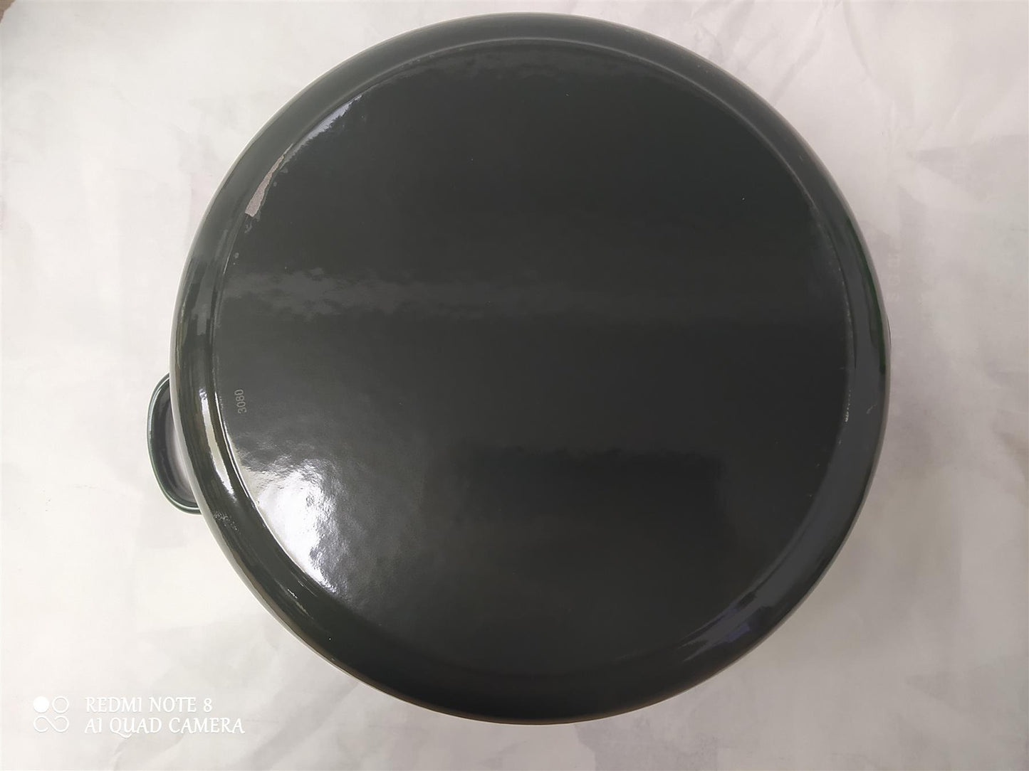 Habitat 5.3 Litre Cast Iron Casserole Dish Pot Lid Kitchen all hobs enamel Green