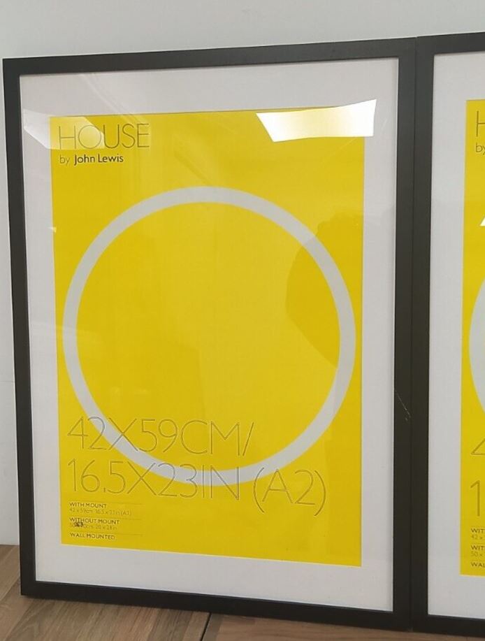 John lewis frame 42x59 CM/ 16.5x23 INCH joblot of 2 peices