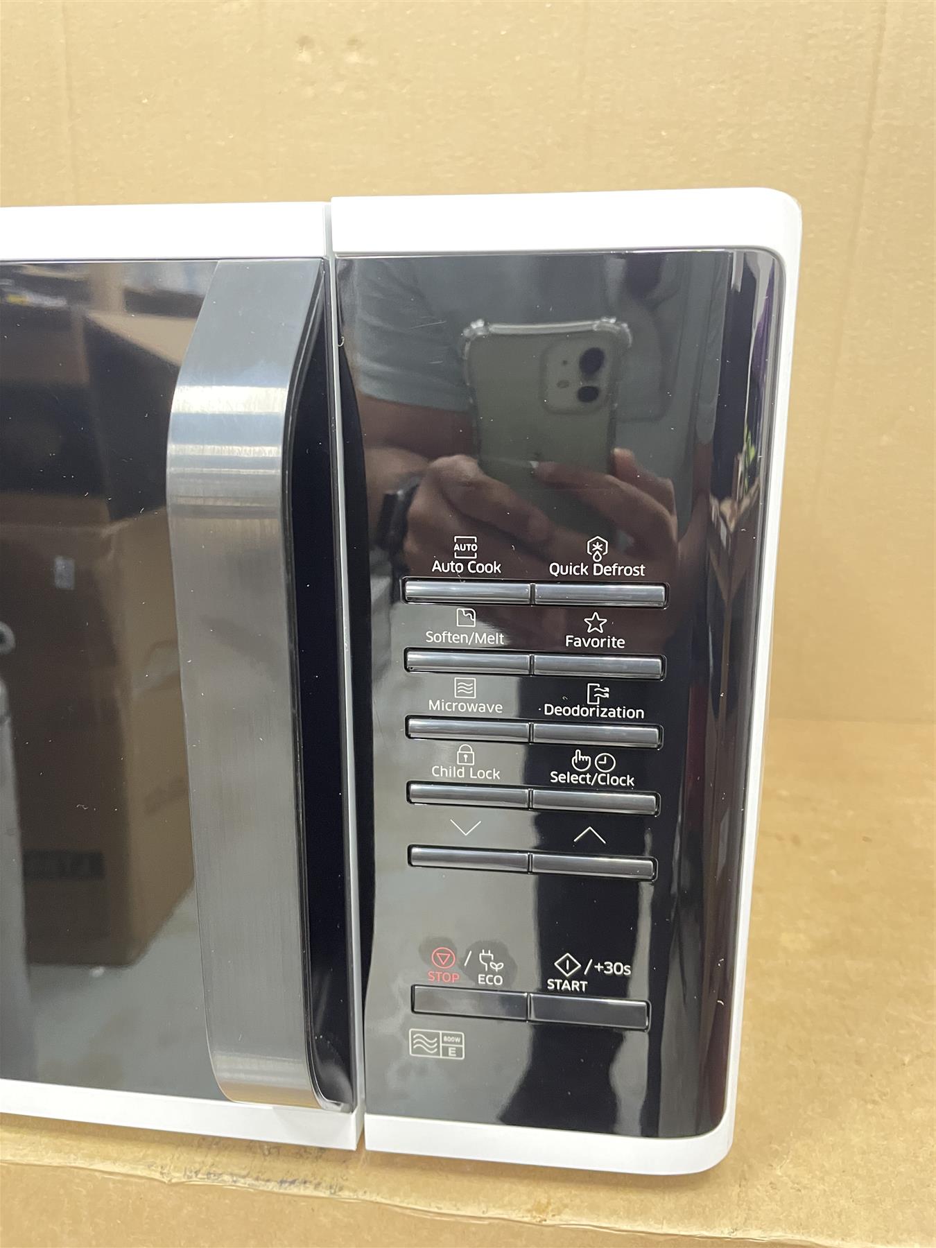 Samsung microwave oven 800W 23L Standard Food Reheat Ceramic MS23K3513AW- White