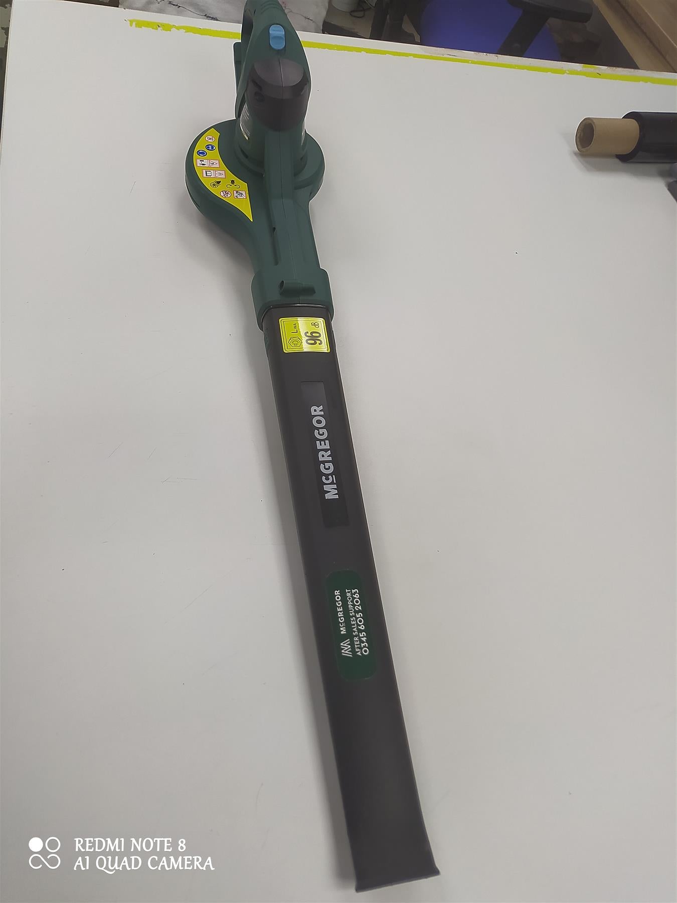 McGregor Cordless Leaf Blower MCBL24 Battery missing 24V