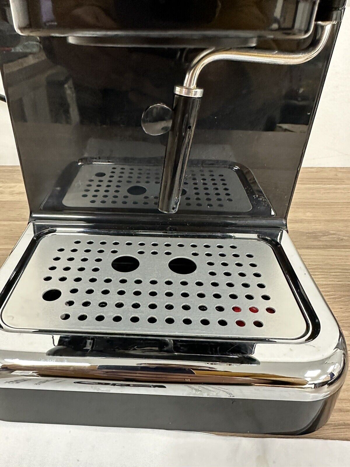 Cookworks Coffee Machine Espresso Adjustable steam Milk Frother CM5013B-GS Black