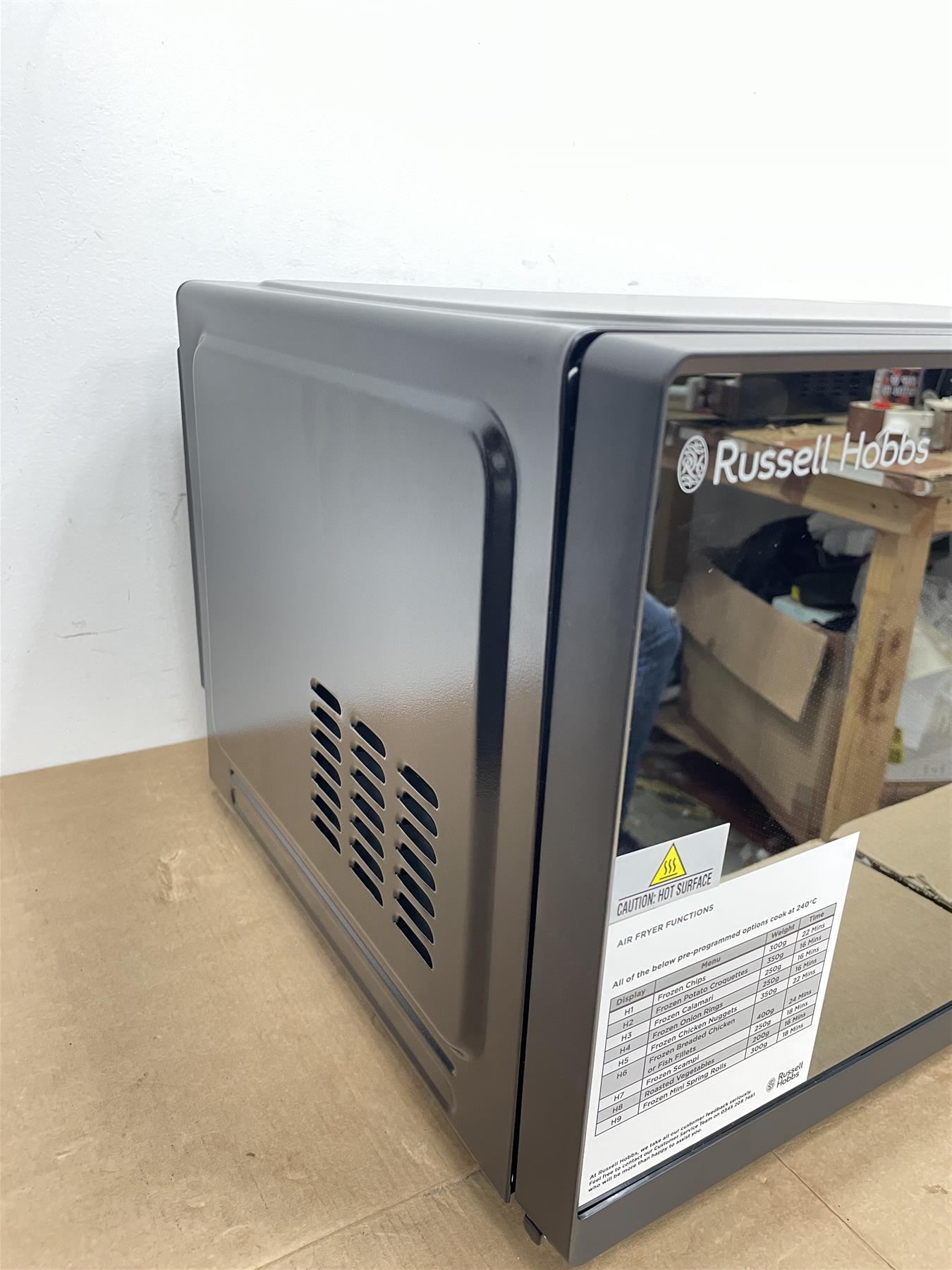 Russell Hobbs 900W Air Fryer Microwave - Black Combining an air fryer