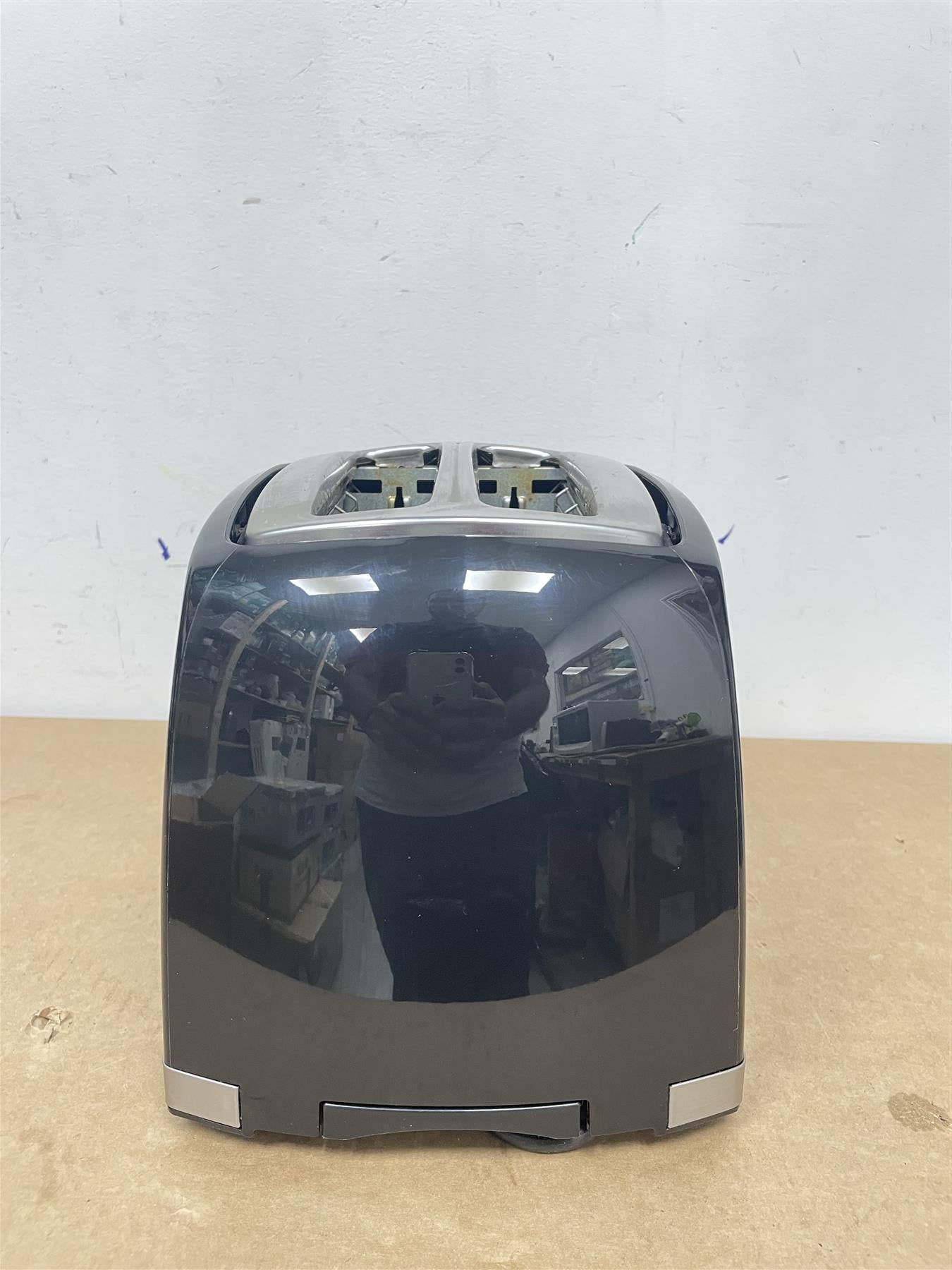 Russell Hobbs Honeycomb 2 Slice Black Plastic Toaster Reheat Function - Black