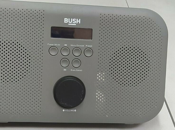 Bush Portable RDS Stereo DAB FM Radio Digital LCD Mains Battery Sleep Timer 4RMS