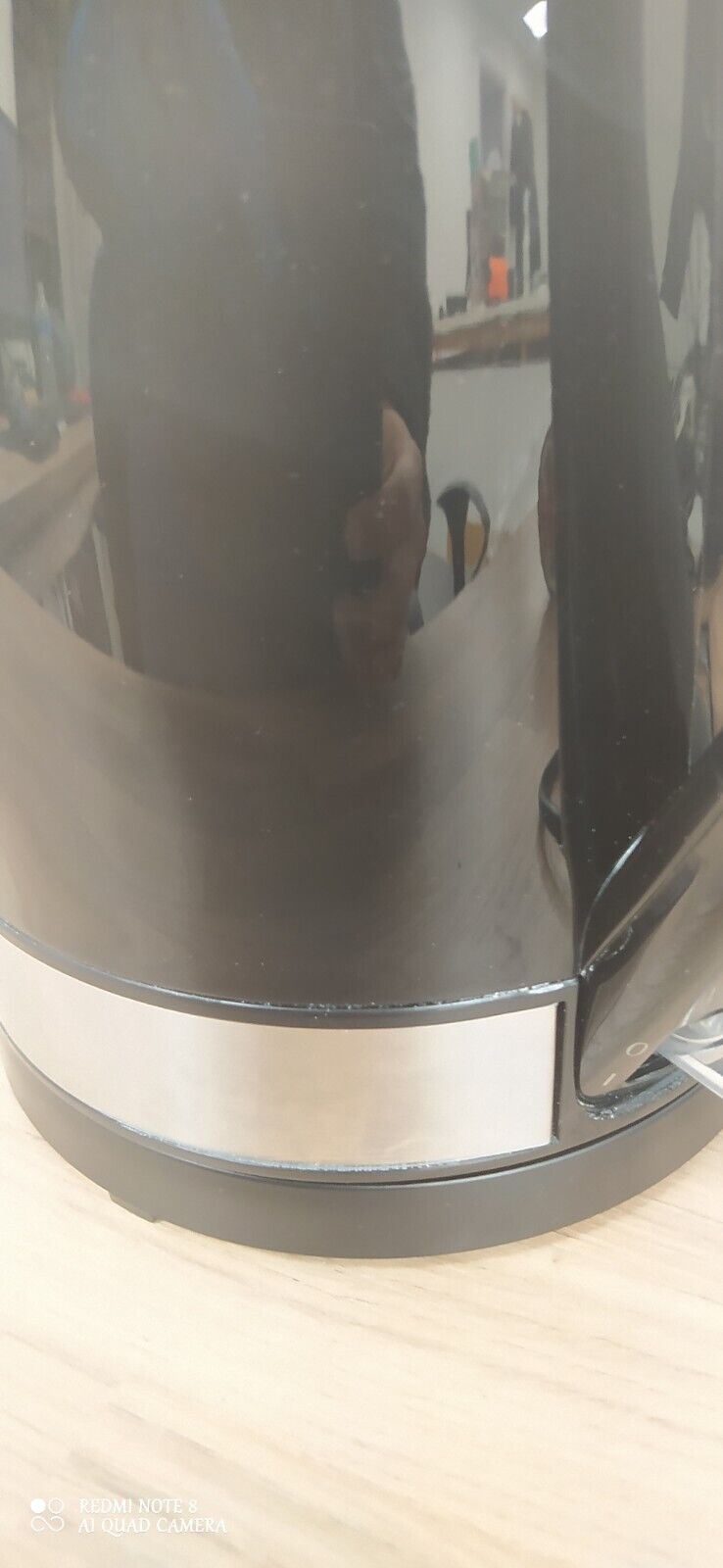 Cookworks Kitchen Electric Plastic Illuminated Water rapid boil Kettle Black