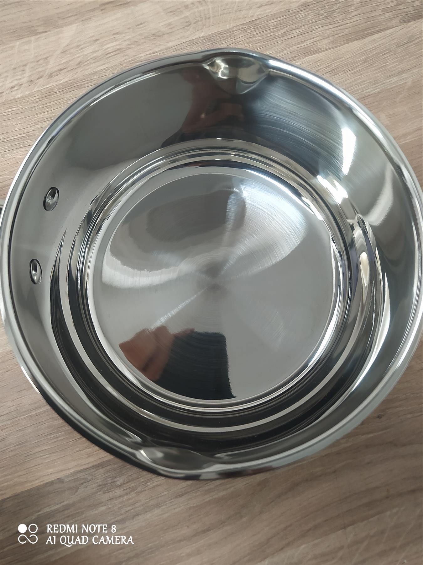 Russell Hobbs Sauce Pan Set 3 Piece Stainless Steel milk fry kitchen Glass lids