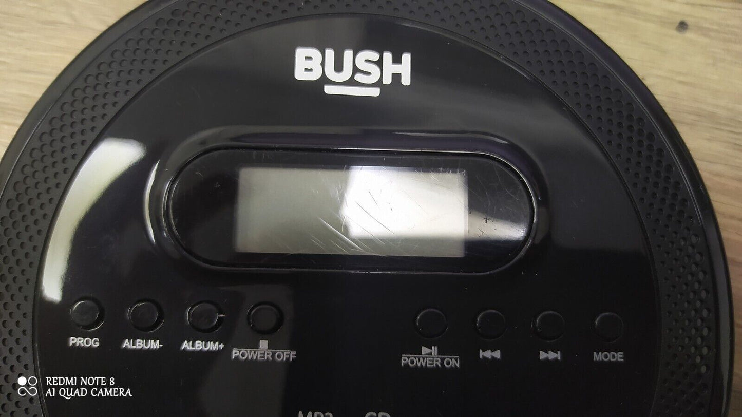 Bush Portable CD Player CD CD-R CD-RW MP3 Headphone Battery Anti-shock Playback