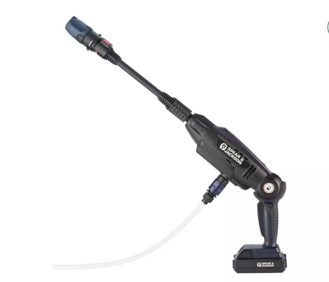 Spear & Jackson Electric Potable Cordless S21CPW Pressure Cleaner Washer 24V