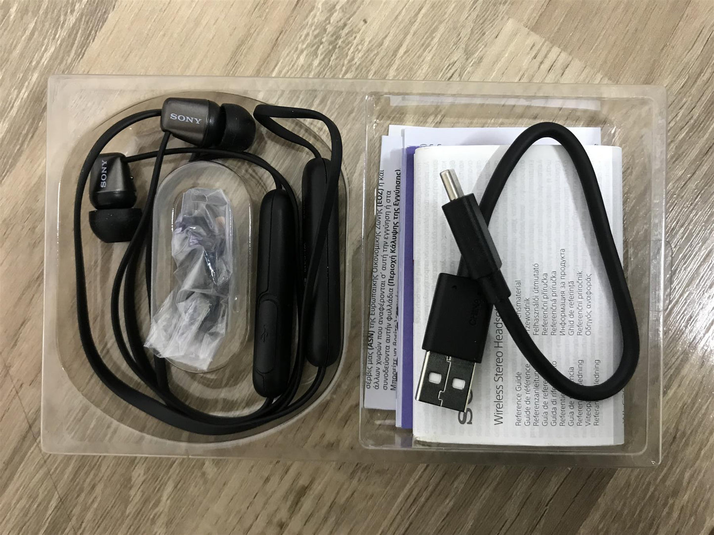 Sony Bluetooth Headphones WI-C310 Wireless In-Ear with Mic Remote Black android