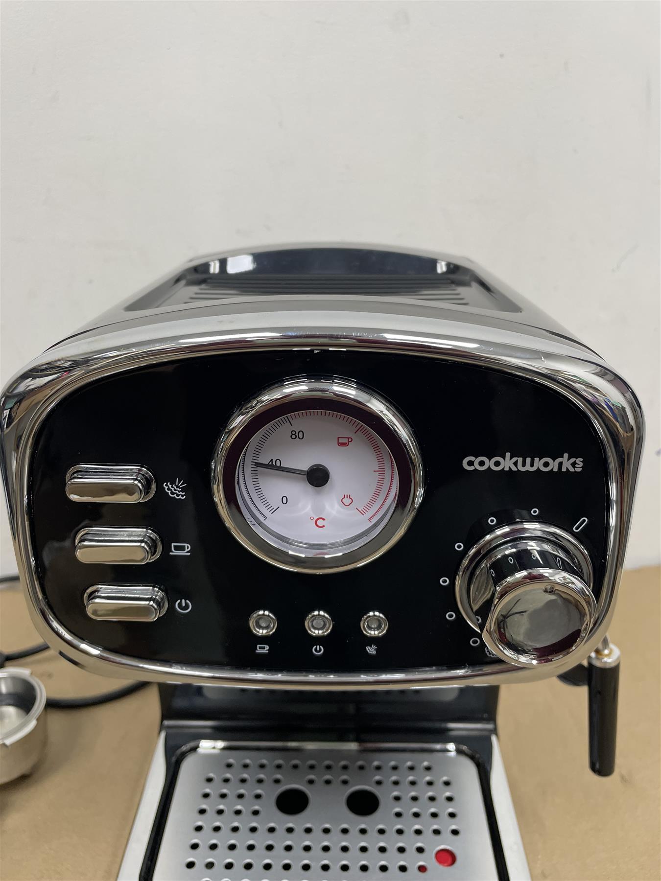 Cookworks CM5013B-GS Espresso Coffee Machine | Barista-Quality Coffee at Home