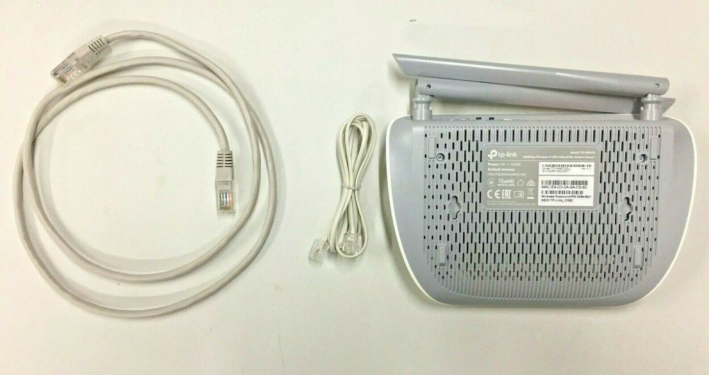 TP-Link TD-W9970 300Mbps WIFI ADSL Wireless Modem Router Broadband Internet Dual
