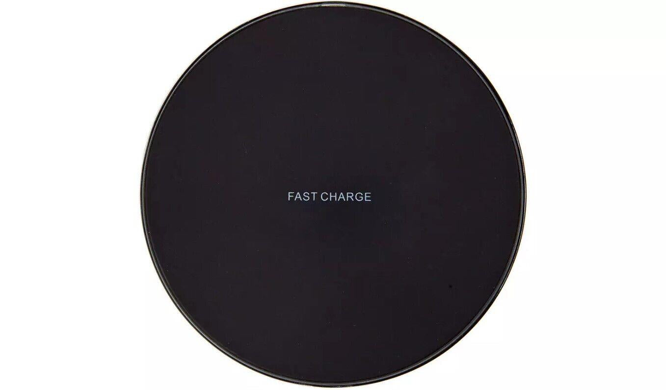 Fast Wireless Mobile Phone Charging Pad 10W Charger LED iPhone Samsung Android