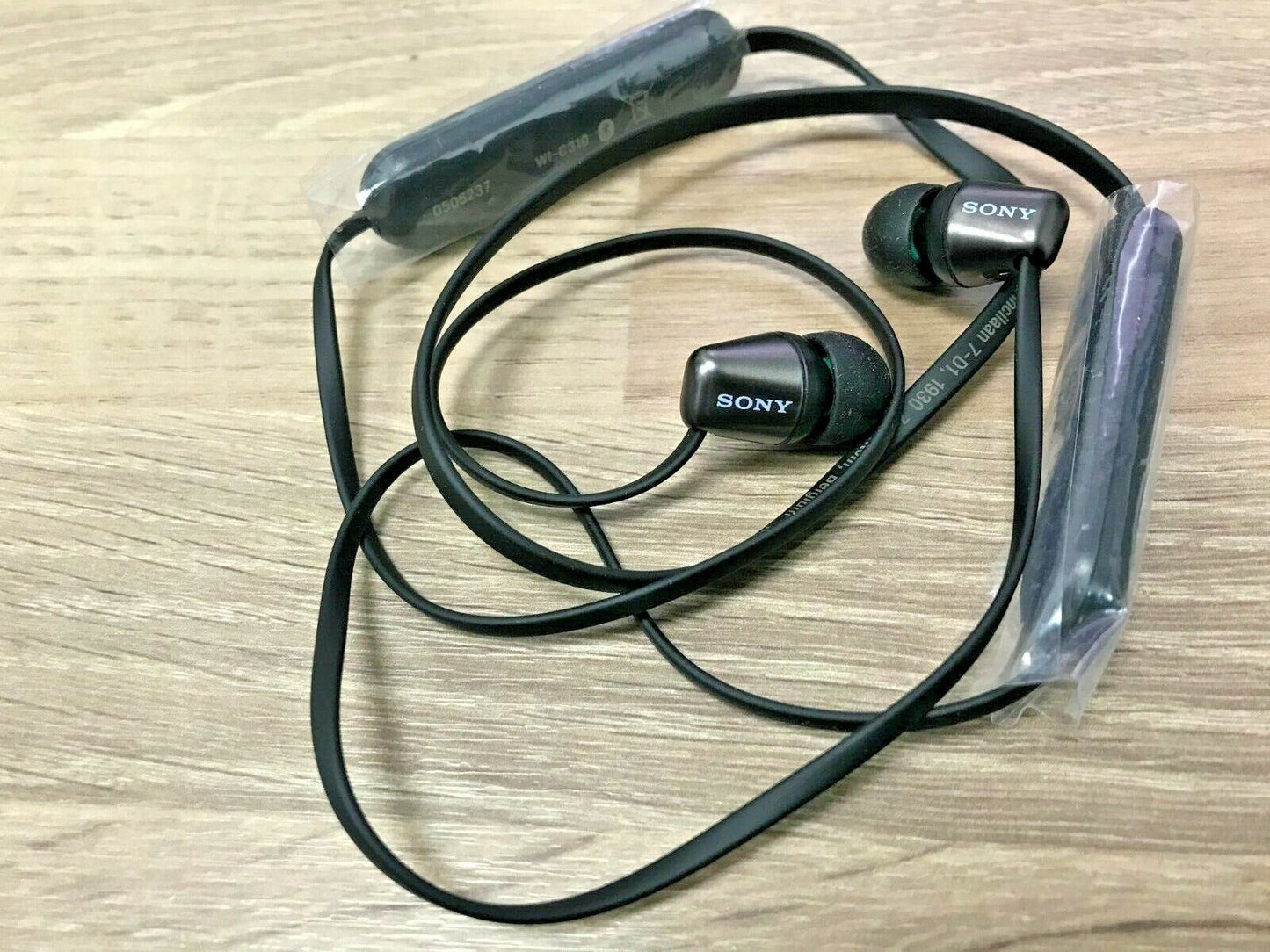Sony Bluetooth Headphones WI-C310 Wireless In-Ear with Mic Remote Black