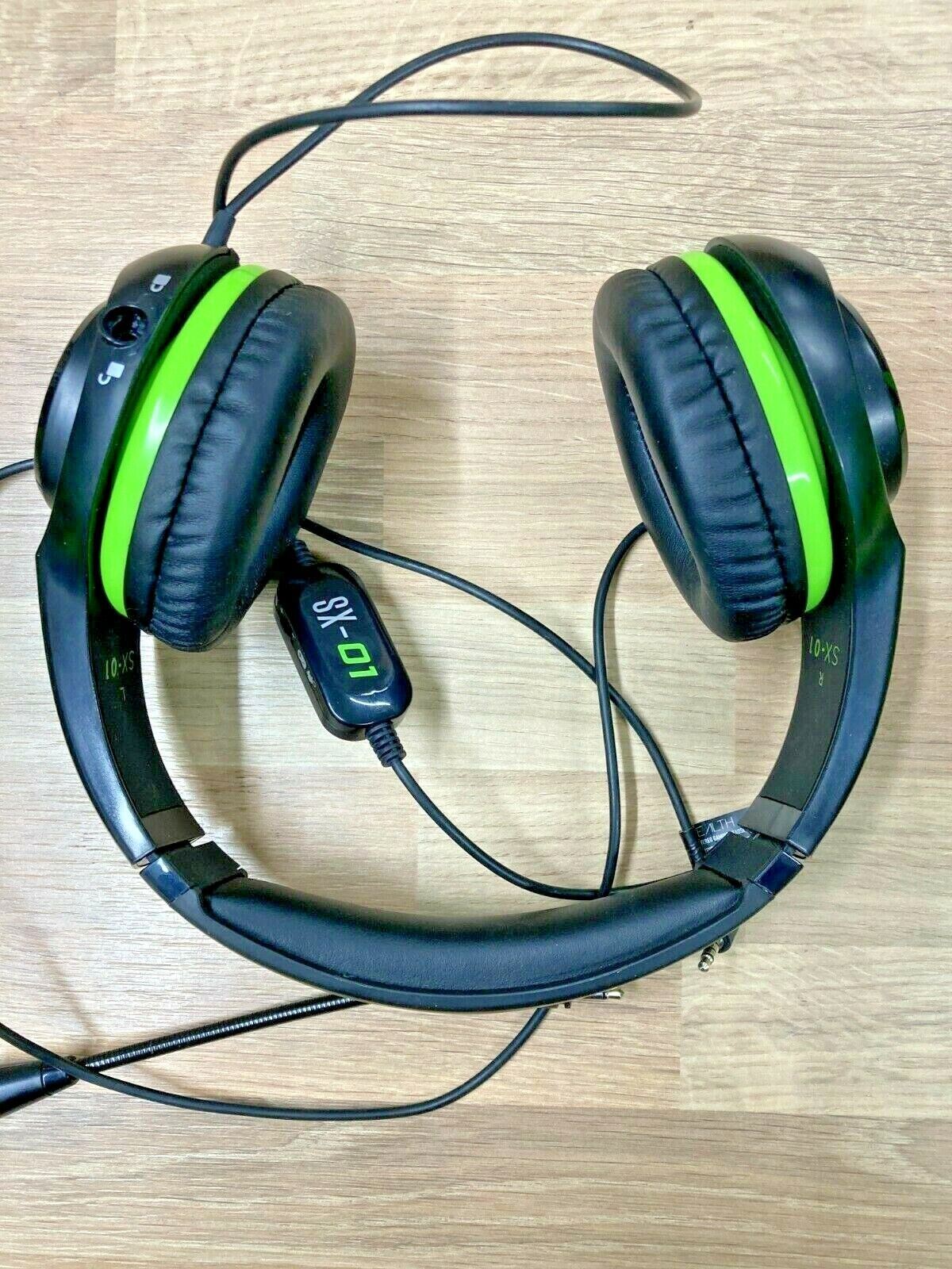 Headphones Earphones Headset Handsfree Gaming Genuine Wired Black Xbox
