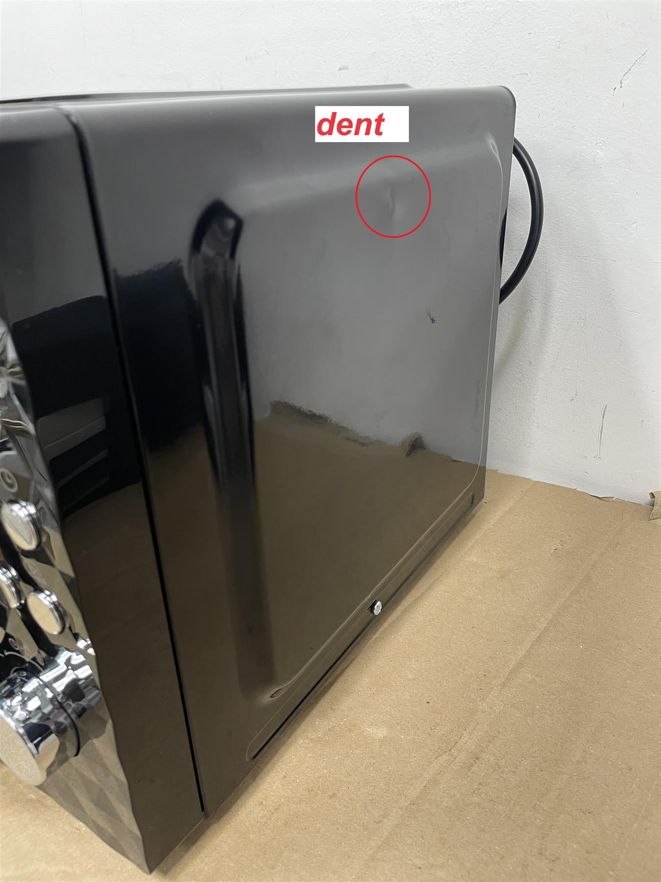 DeLonghi Brillante 23L Standard Microwave Oven Digital 900w Defrost Reheat Black