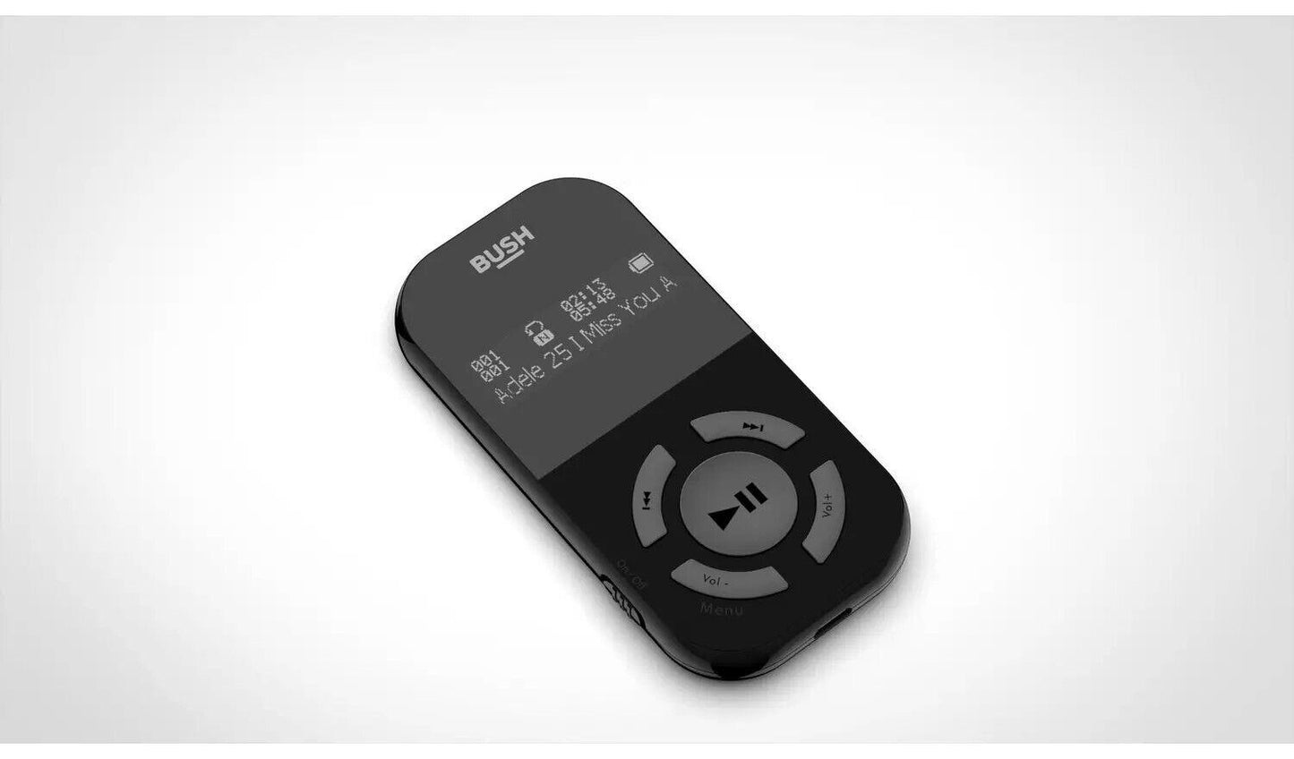 Bush Portable Sport 8GB Memory WMA MP3 Music Media Player Display USB Charging