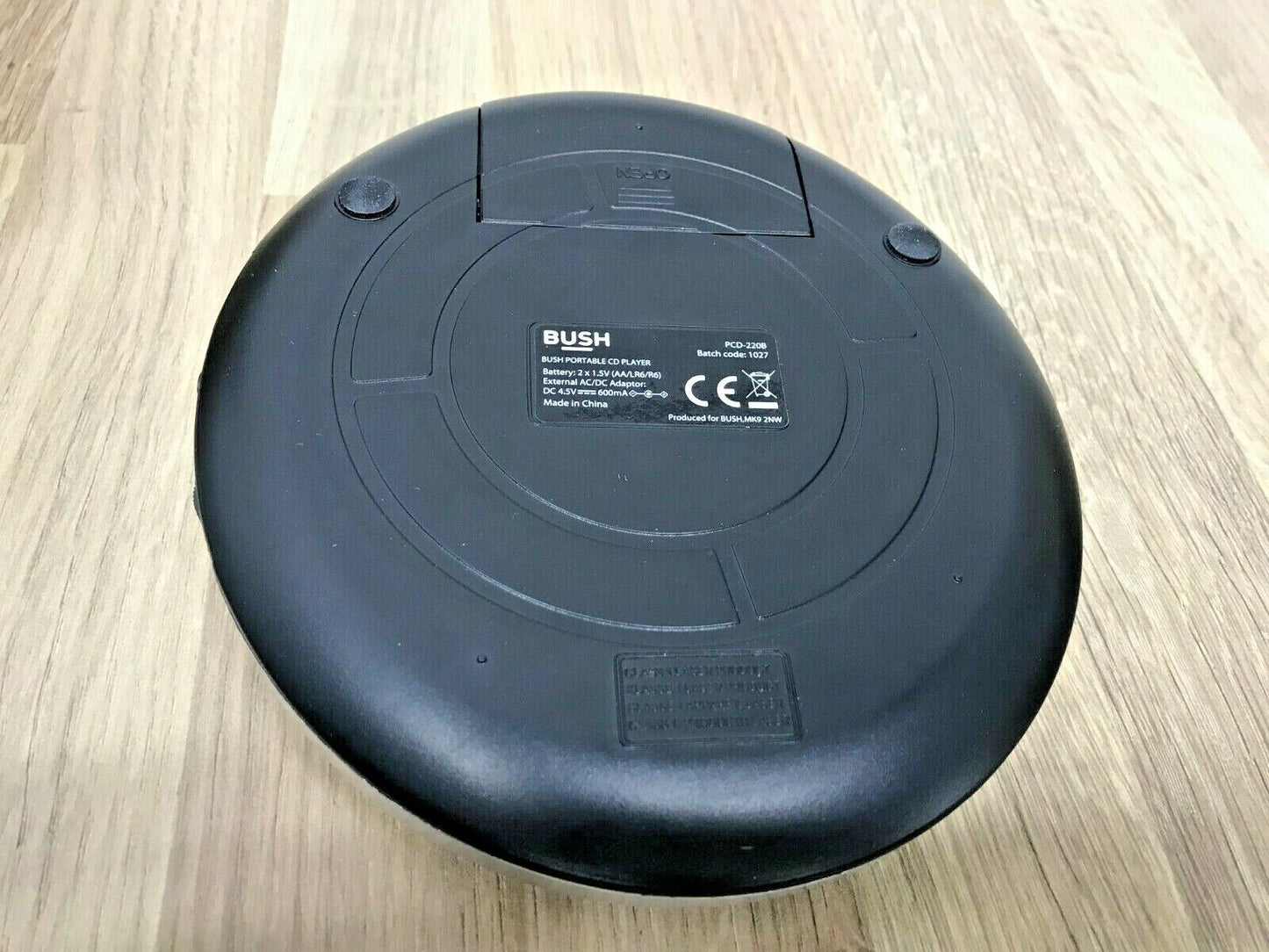 Bush Portable CD Player Anti-shock Playback CD 3.5mm Headphones Battery Operated