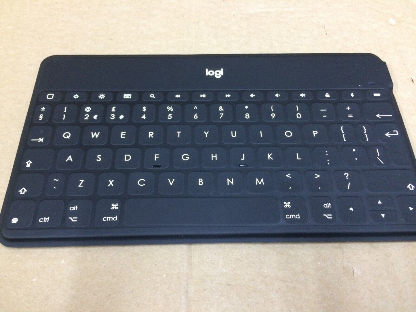 Logitech 9.5 Inch KEYS-TO-GO Ultra Slim Bluetooth Keyboard - Black iPhone iPad