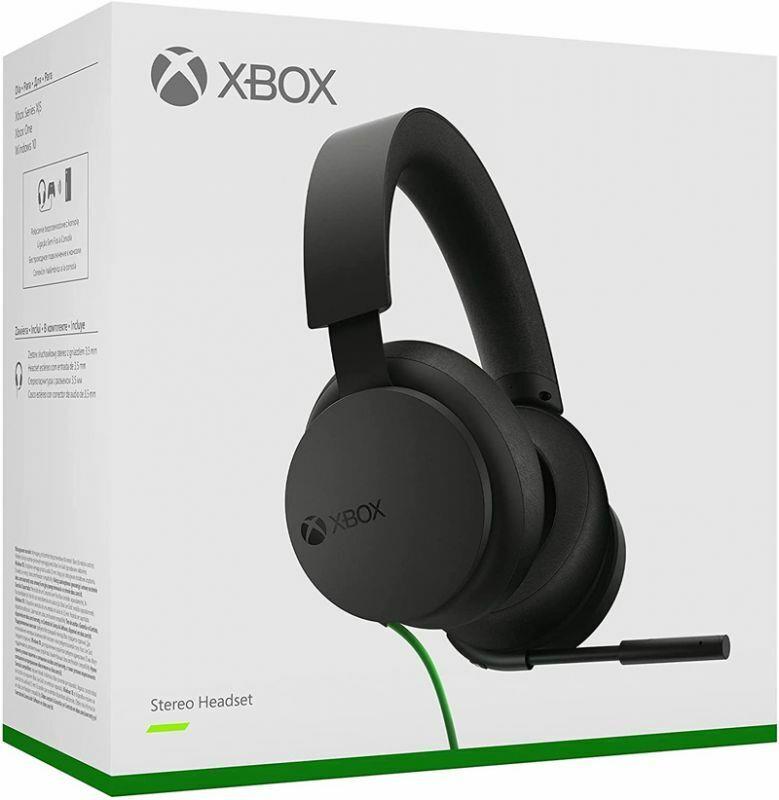 Microsoft Stereo wired Gaming Headset Adjustable Mic Compatible Xbox Series X/S