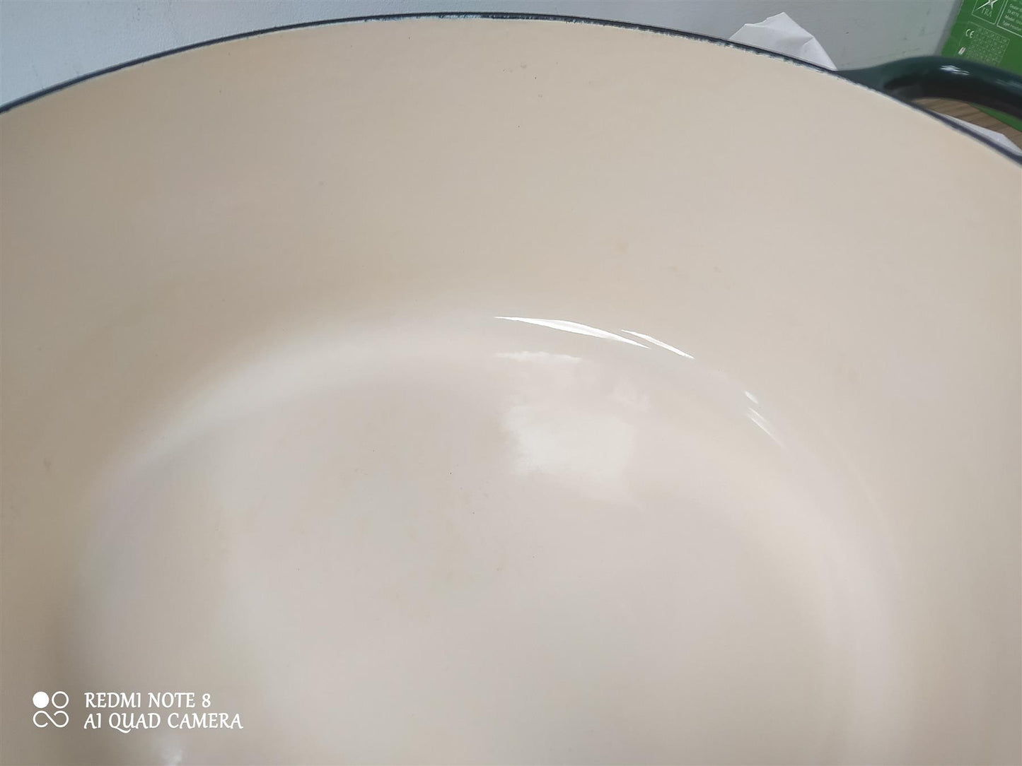 Habitat 5.3 Litre Cast Iron Casserole Dish Pot Lid Kitchen all hobs enamel Green