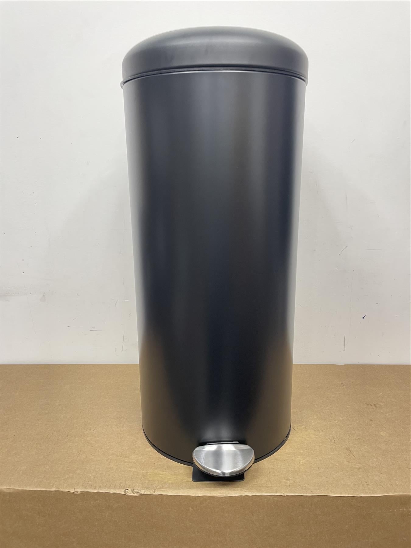 Habitat 30Litre Kitchen Foot Pedal Recycling Bin Removeable Inner Bucket- Black