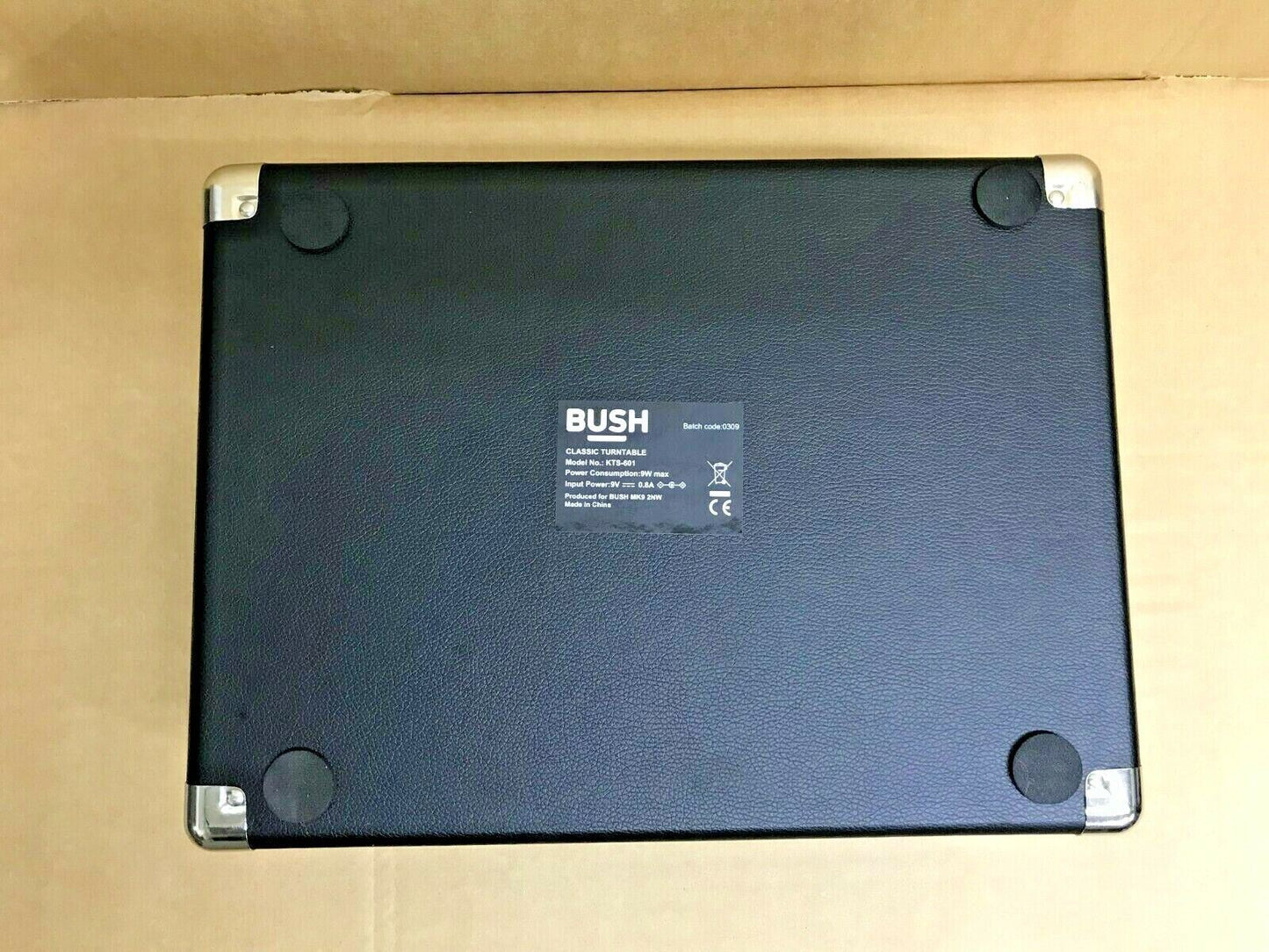 Bush Classic Turntable Vinyl Record Player Retro Portable Case Built in Speaker