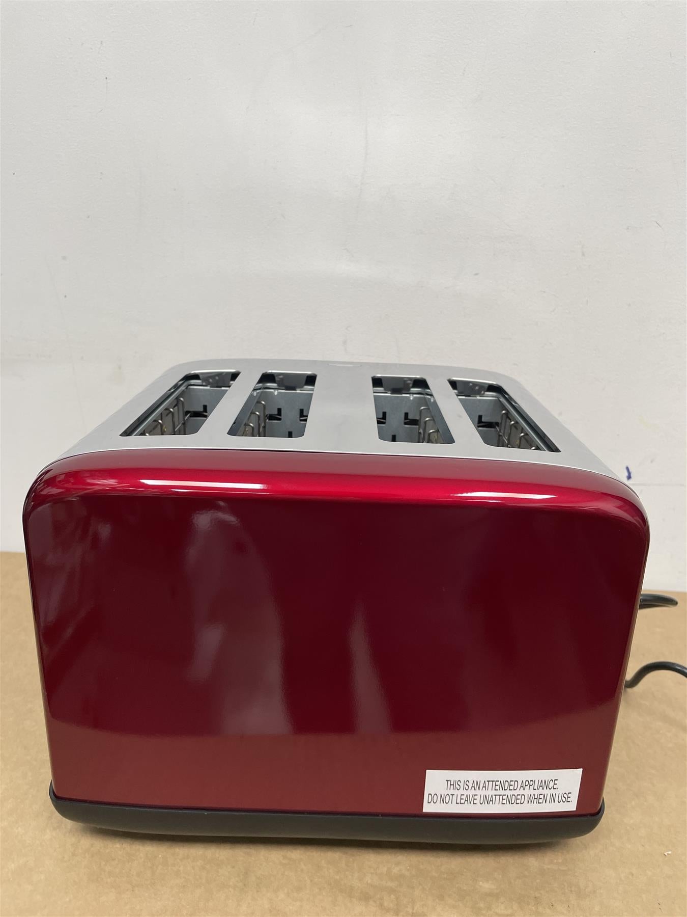 Cookworks 4 Slice Toaster With Cancel, defrost and reheat function 1600 watts