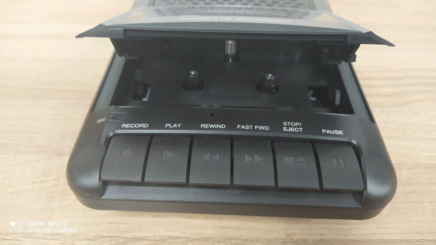Bush Retro Personal Cassette Player Portable Tape Recorder Record Microphone USB