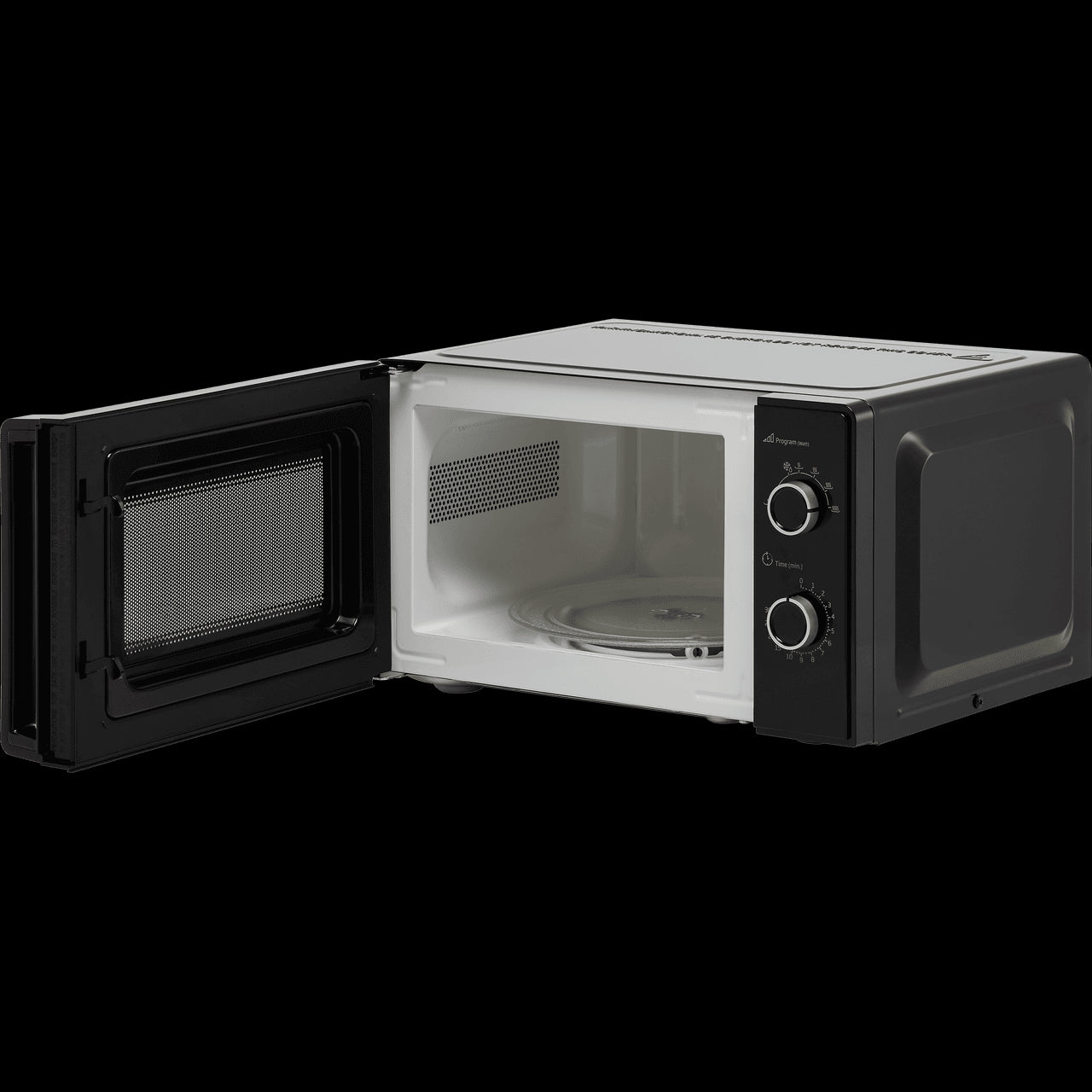 Beko Solo Microwave Oven 20L 700W Manual Dial Defrost Reheat Black
