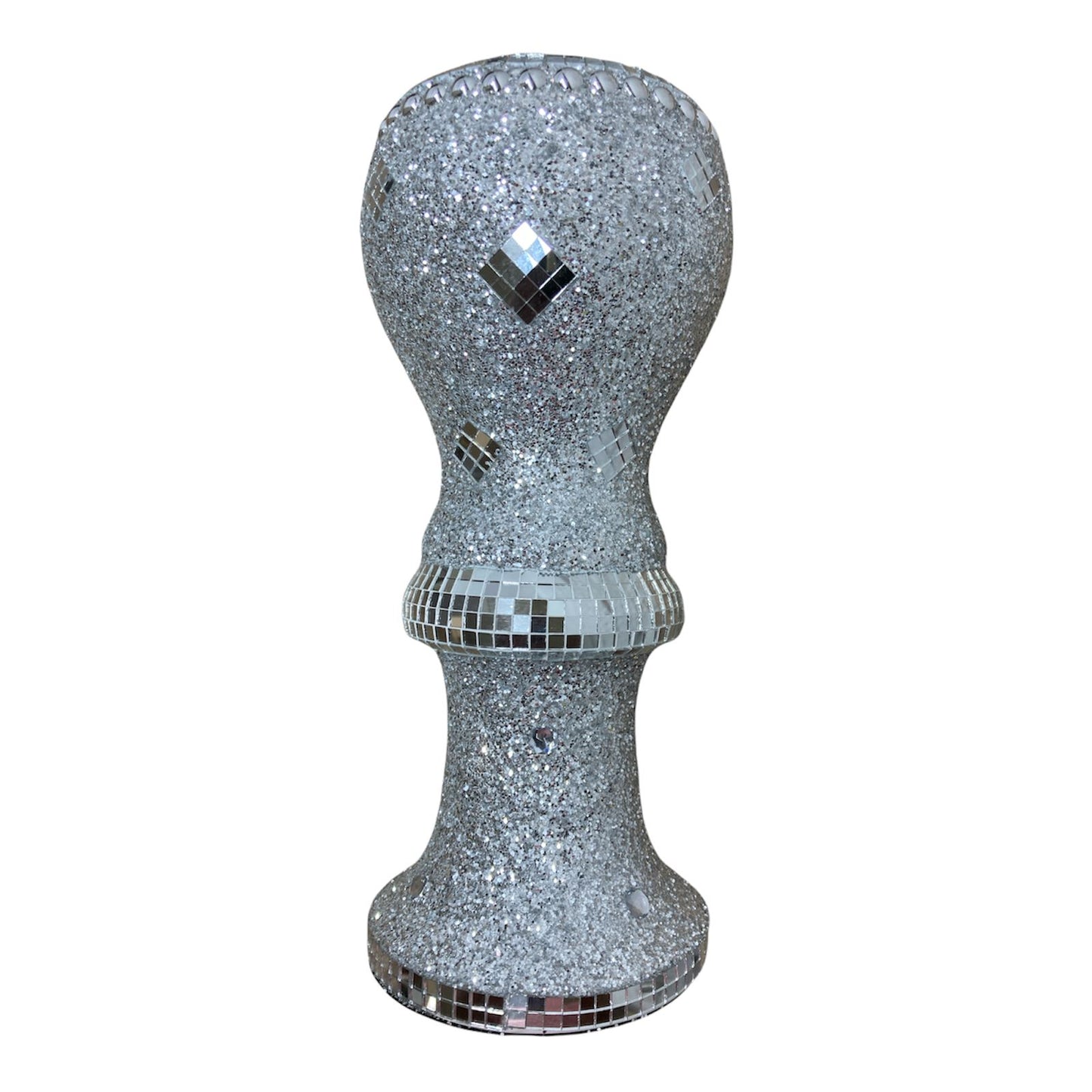 Vase Flower Decor Home Table Decorations Centerpieces Silver Bling Flower Vase