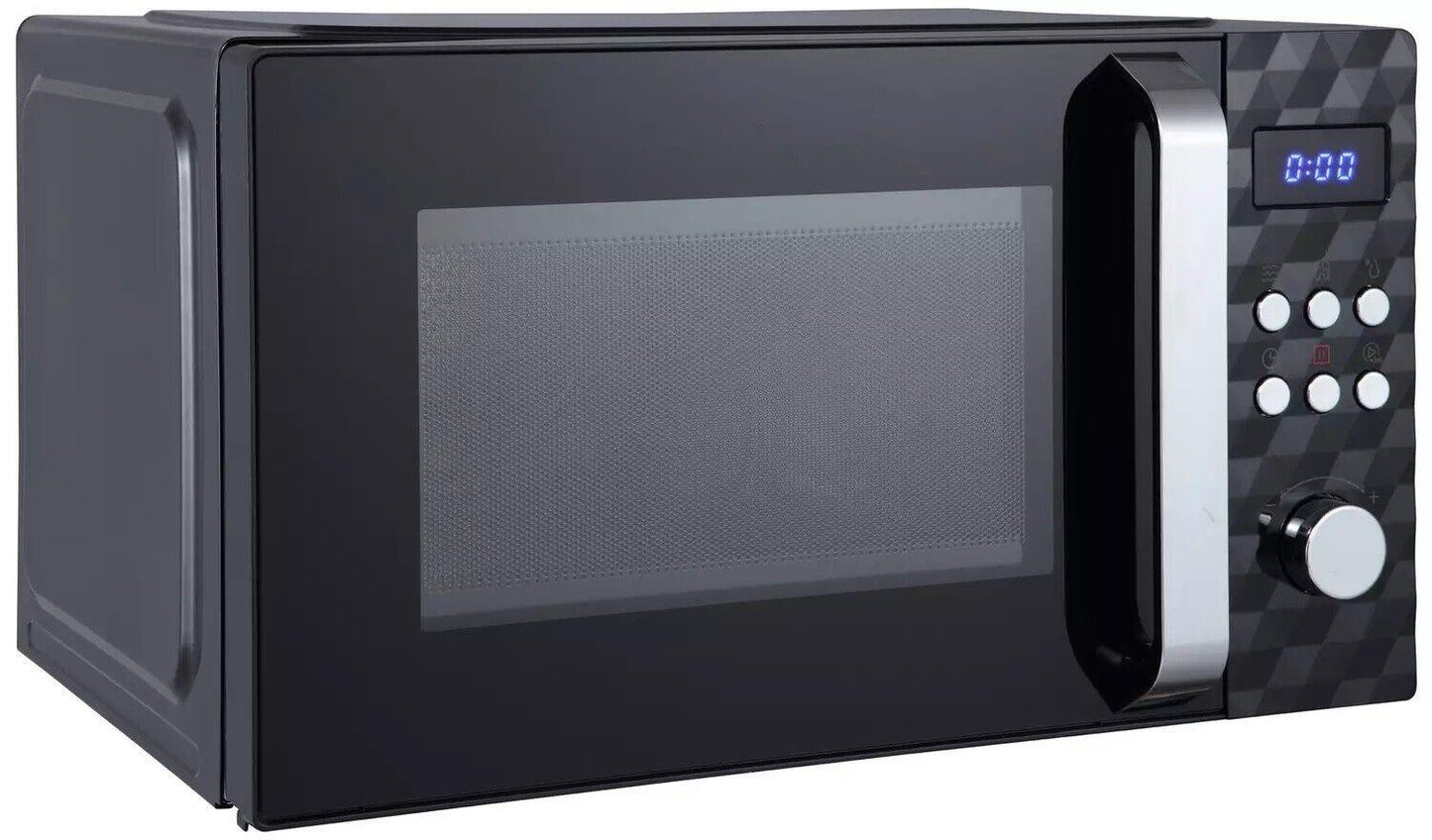 DeLonghi Brillante 23L Standard Microwave Oven Digital 900w Defrost Reheat Black