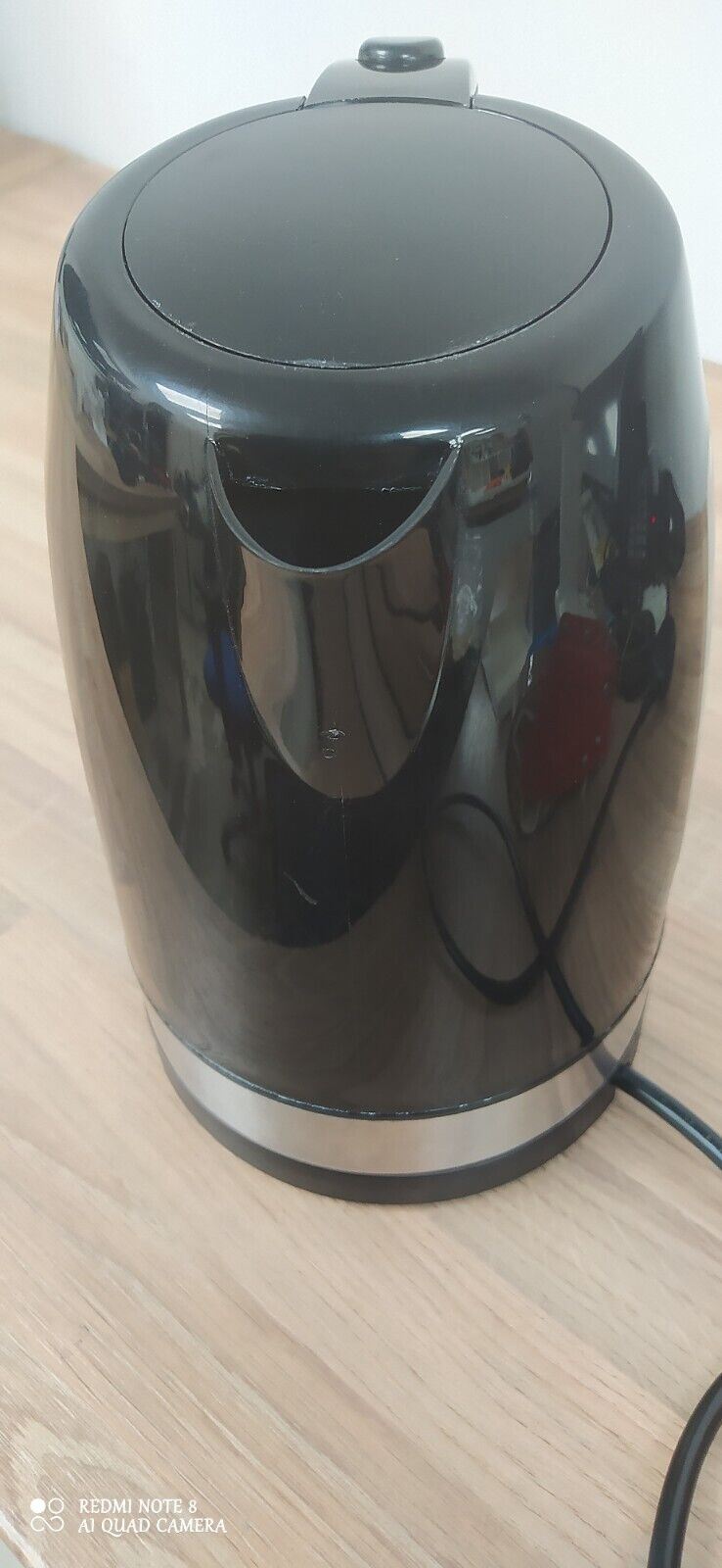 Cookworks Kitchen Electric Plastic Illuminated Water rapid boil Kettle Black