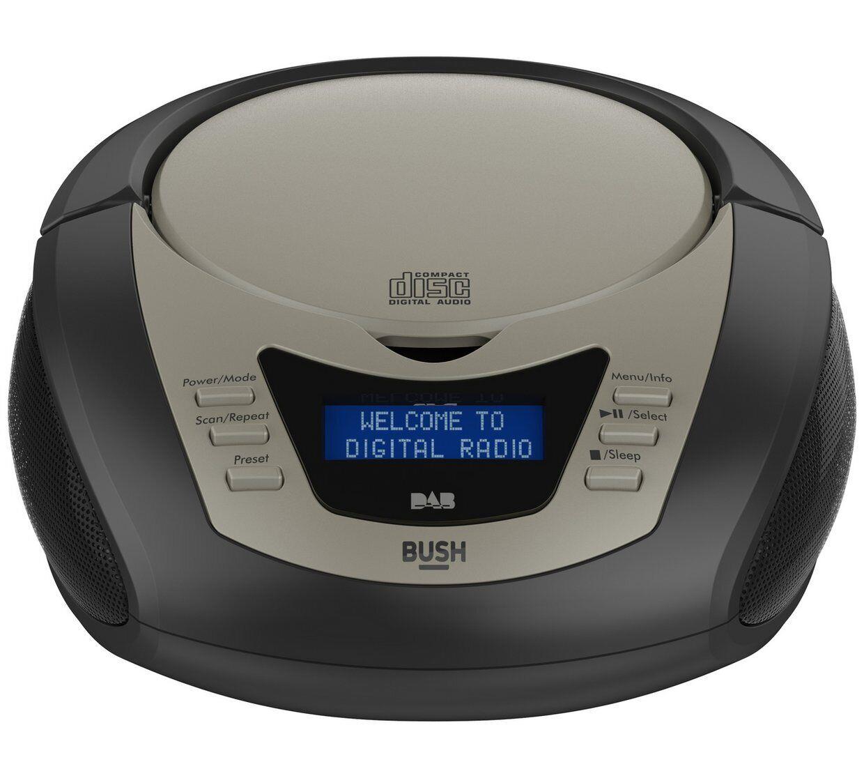 Bush Boombox CD Player FM DAB Stereo Speaker Home Audio Portable Digital Radio