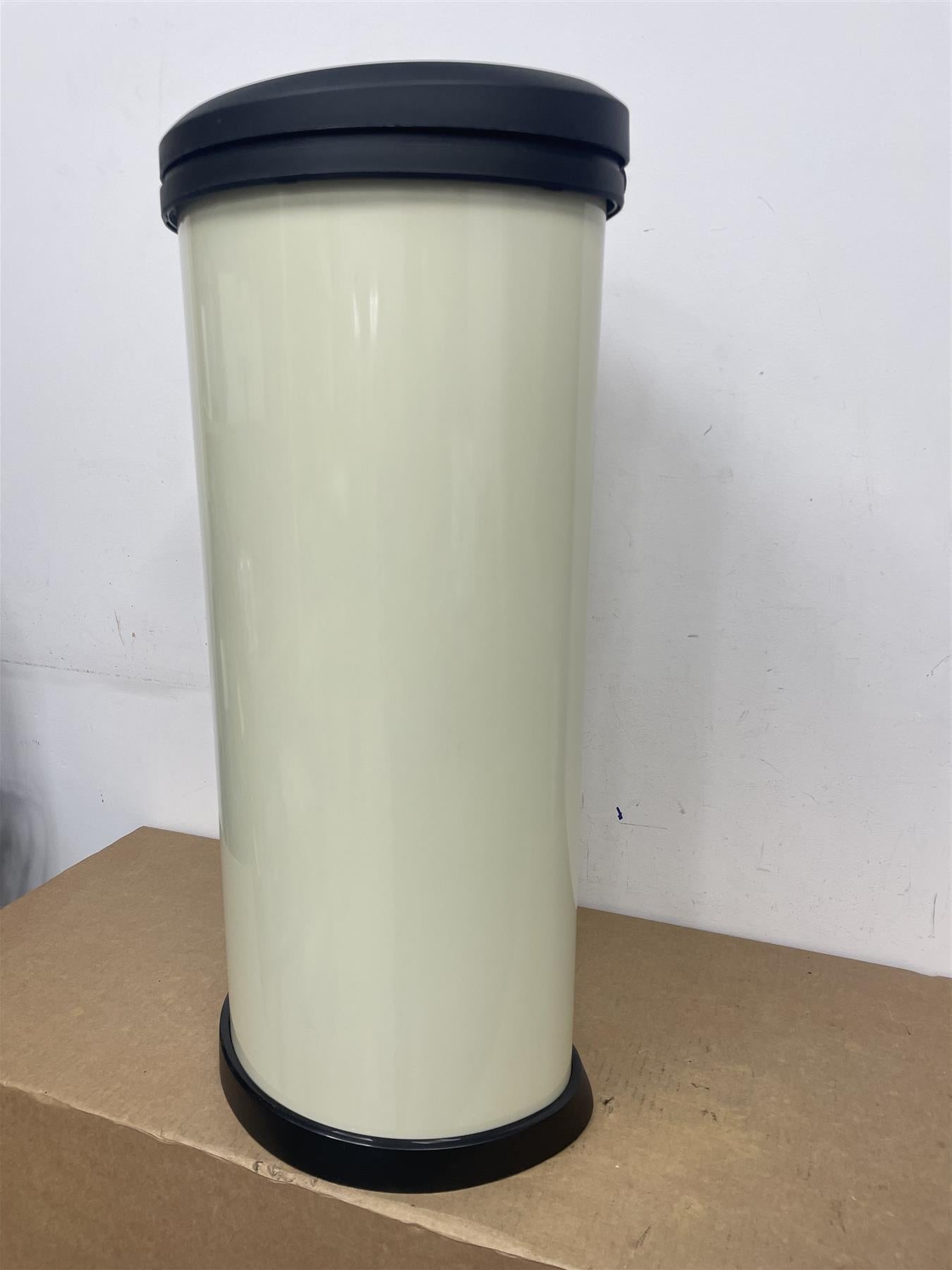 Curver 40 Litre Touch Top Kitchen Easy To Wipe Clean Bin lightweight - Ivory