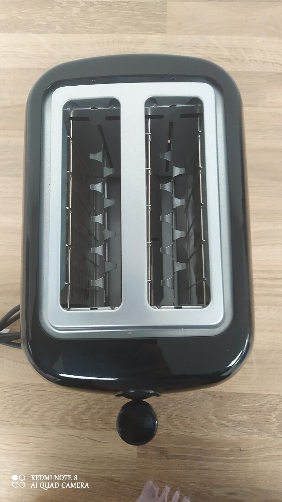 Cookworks Illuminated 2 Slice Toaster Wide Slots Bagel Black Light Plastic
